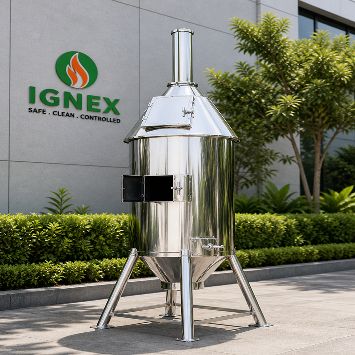 Incinerator – 1 hour 15 kg capacity