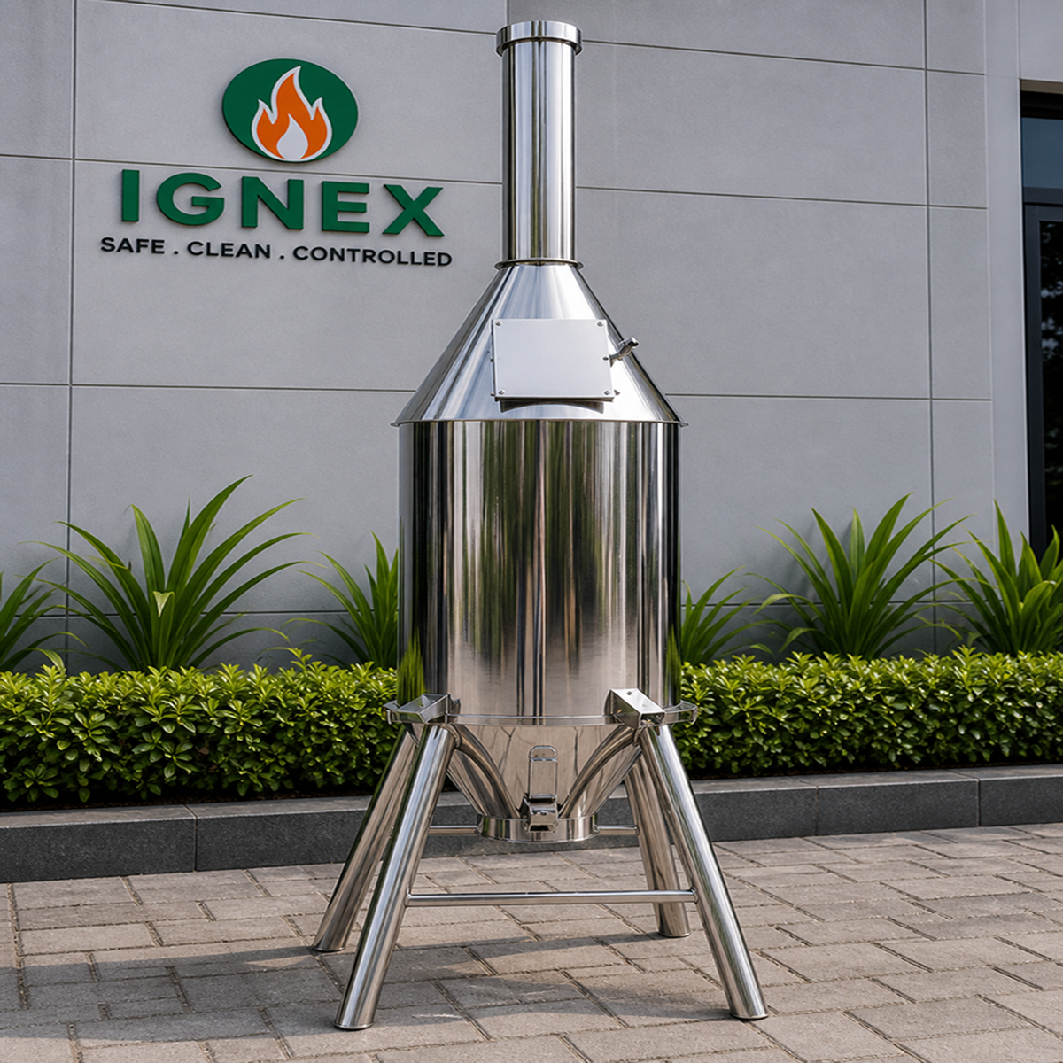 Incinerator – 1 hour 40 kg capacity